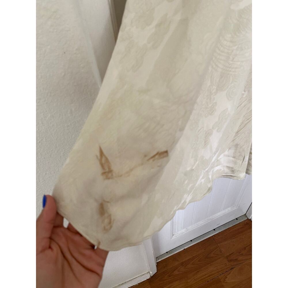 NWT Free People Autumn Promenade Ruffle Maxi Skirt Ivory Size 2 - Picture 6 of 9